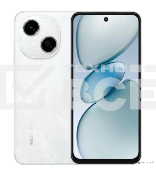 Смартфон Tecno SPARK GO 1, 4/64Gb, белый