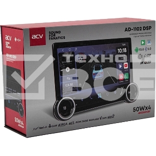 Автомагнитола ACV AD-1102 DSP 2DIN 4x50Вт 6000Mb DSP Android 13 11.5