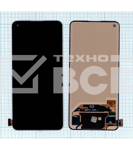 Дисплей для Realme GT Neo 2 в сборе с тачскрином (TFT) черный