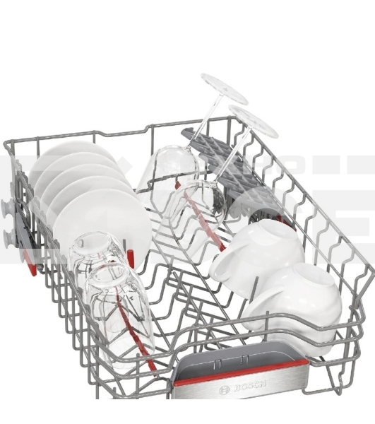 Встраиваемая посудомоечная машина Bosch SPV6ZMX17E узкая, полновстраиваемая, загрузка 10 комплектов