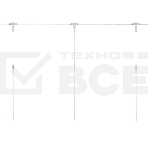 Гирлянда Тающие сосульки комплект 10 шт. х 50см, шаг 100см, 600 LED теплый белый, белый каучук, IP67, 24В, соединяется Neon-night, фото 1