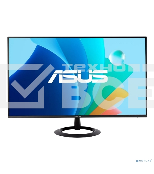 Монитор 27' ASUS VZ279HG IPS 1920x1080, 120 Гц, 1 мс, 16:9, 250 кд/м², HDMI 1.4, VGA, 3.5 Jack, HDR10, Adaptive-Sync, черный