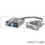 Переходник DVI-D-VGA Cablexpert A-DVID-VGAF-01, 25M/15F, длина кабеля 0,2м, черный, пакет, фото2