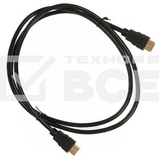 Кабель аудио-видео Buro HDMI (m)/HDMI (m) 1.5м. позолоченные контакты черный (BHP)