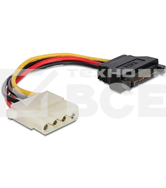 Кабель питания SATA Cablexpert CC-SATA-PS-M, 15см, sata 15pin/molex 4pin, пакет