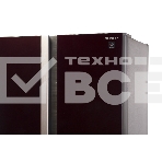 Холодильник Sharp SJ-GX98PRD темно-бордовый трёхкамерный Side by Side 394/211 л морозилка снизу, фото 1