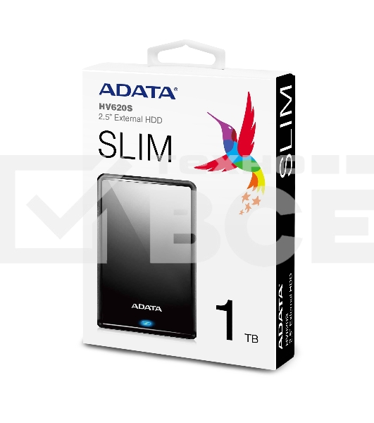 Внешний жесткий диск 1TB ADATA HV620S, 2,5