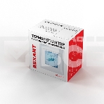 Терморегулятор сенсорный программируемый Rexant RX-421H, бежевый, совместим с Legrand серии Valena, фото3