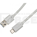 Кабель Buro BHP USB-TPC-1.8W USB 3.0 A(m) USB Type-C (m) 1.8м белый, фото2