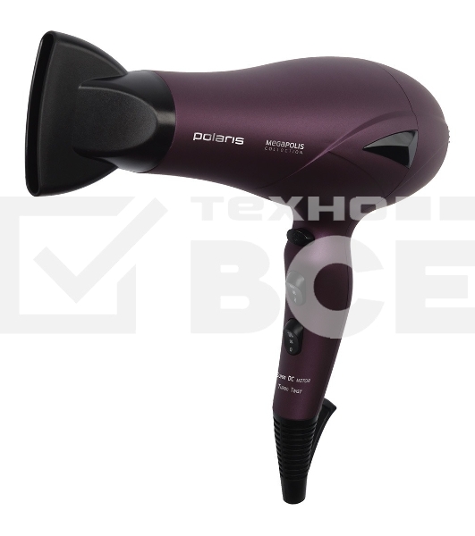 Фен Polaris PHD2010Ti  фиолетовый  2100Вт