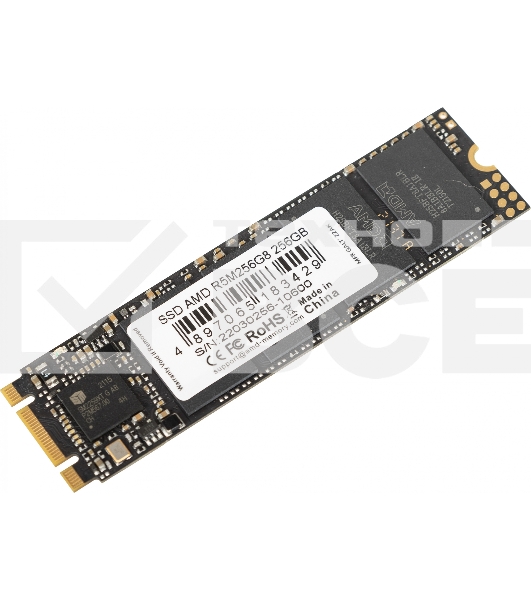 Накопитель SSD AMD Radeon R5M256G8, 256Gb, M.2 2280, SATA III, R/W 555/450