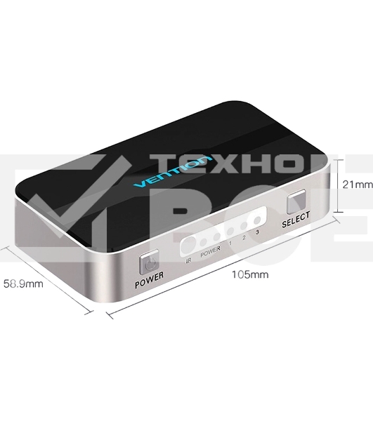 Переключатель (switch) 3x1 Vention HDMI v1.4 Переключатель (switch) 3x1 Vention HDMI v1.4