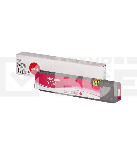Струйный картридж Sakura F6T78AE (№913A Magenta) для HP, пурпурный, 55 мл., 3000 к.