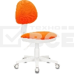 Кресло детское БЮРОКРАТ KD-3, на колесиках, ткань, оранжевый kd-3/wh/tw-96-1, фото3