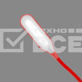 Светильник настольный Click 4Вт, LED, 4000К, диммируемый 3 ступени, заряжаемый, на прищепке, красный Rexant
