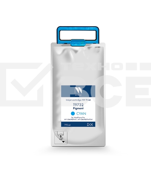 Струйный картридж NV Print T9732 (NV-C13T973200) Cyan для Epson WorkForce Pro WF-C869RDTWF (RIPS), WF-C869RDTWFSW (22 000 стр)