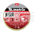 Изолента ПВХ, 15 мм х 10 м, желто-зеленая, 150мкм Matrix, фото 1