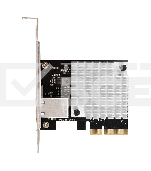 Сетевой адаптер ExeGate EXE-107S (PCI-E x4 v3.0, 1xRJ45, UTP 100Mbps/1000Mbps/2.5Gbps/10Gbps Marvell AQC107S)