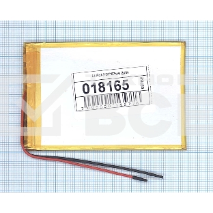 Аккумулятор Li-Pol (батарея) 3*57*87мм 2pin 3.7V/1500mAh