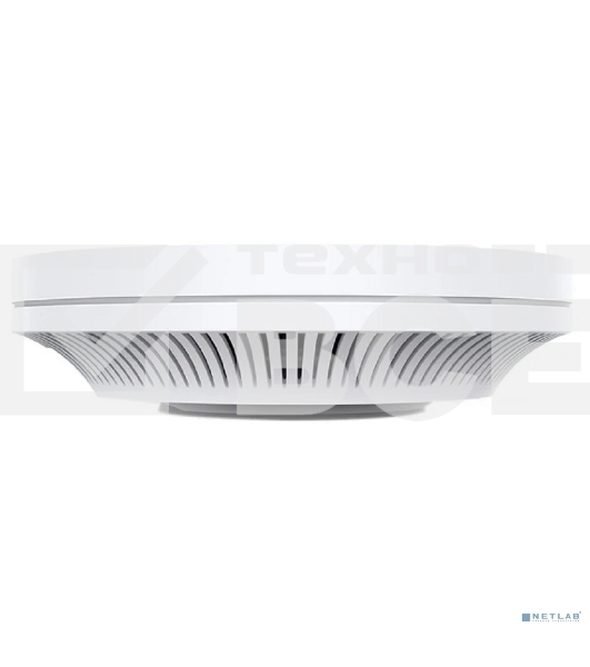 Точка доступа TP-Link 11AX dual-band ceiling access point, up to 1200 Mbit / s at 5 GHz and up to 574 Mbit / s at 2.4 GHz, 1 10/100/1000Mbps LAN port, support PoE 802.3at standard, support BSS coloring, Seamless Roaming, Mesh, Band Steering, Airtime Fairn
