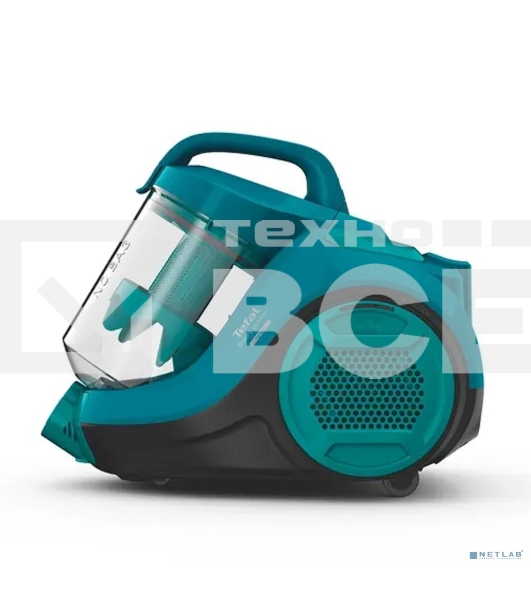 Пылесос Tefal TW2922EA бирюзовый/черный, 750/2100Вт, уборка сухая, пылесборник контейнер 1.5л