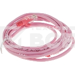 Патч-корд Premier PP12-2M/RO 1000Гбит/с UTP 4 пары cat5E CCA molded 2м розовый RJ-45 (m)-RJ-45 (m), фото 1