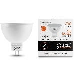 Лампа светодиодная Gauss Elementary MR16 7Вт цок.: GU5.3 спот 220B 3000K св. свеч. бел. теп. MR16 (упак.: 10 шт) (13517), фото2