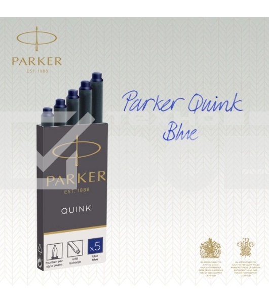 Картридж Parker Quink Z11 (CW1950384) синие чернила для ручек перьевых (5шт)