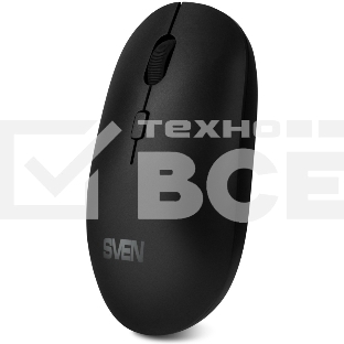 Мышь беспроводная SVEN RX-222W черный, 1800 dpi, радиоканал, Bluetooth, USB, кнопки - 4