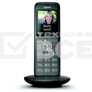 Дополнительная трубка Dect Gigaset CL660HX HSB RUS черный для CL660