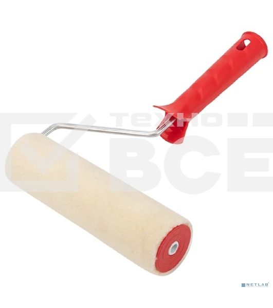 Валик Rexant велюр, ворс 5 мм, ширина ролика 180 мм, Ø 42 мм, бюгель 6 мм