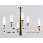 Люстра Ambrella light LH53251/6 BS/FR латунь/белый матовый E14*6 max 40W D1050*1445, фото8