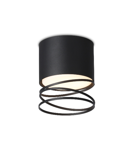Светильник Ambrella light TN71105 BK черный GX53 max 12W D82*110