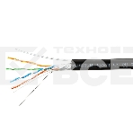 Кабель SkyNet Premium FTP outdoor 4x2x0,51 на тросу, медный, FLUKE TEST, кат.5e, однож., 305 м, на катушке, черный, фото6
