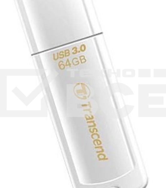 Флешка USB Transcend JetFlash 730 (TS64GJF730), 64Gb, USB 3.0, R/W 80/25, белый