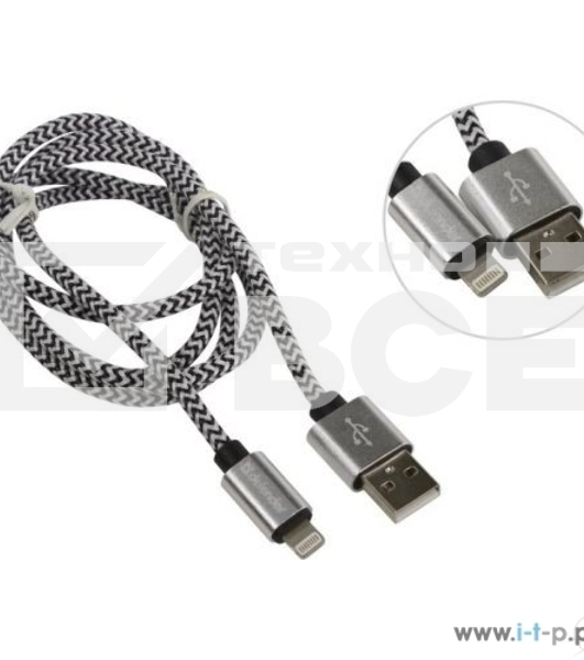 Кабель Defender LIGHTNING TO USB2 1M WHITE ACH01-03T 87809
