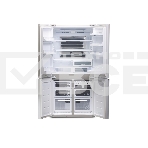 Холодильник Sharp SJ-GX98PRD темно-бордовый трёхкамерный Side by Side 394/211 л морозилка снизу, фото3