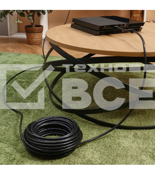 Кабель Rexant HDMI - HDMI 1.4, 20 м, Gold (PVC пакет)