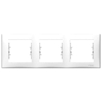 Рамка 3-м Sedna горизонт. бел. SchE SDN5800521, фото 1