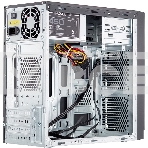 Компьютерный корпус Foxline FL-702, mATX, 1x5.25EXT, 1x3.5EXT, 2x3.5INT, 2xUSB3.0, HDA, w/o FAN, w/450W ATX PSU, w/1.2m EU pwr cord, фото3