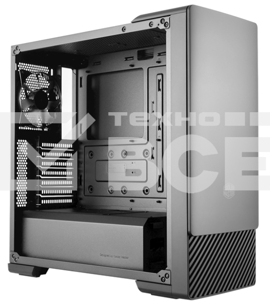 Компьютерный корпус без блока питания Cooler Master Elite 500, 2xUSB3.2, 1x120Fan, w/o PSU, Black, w/o ODD, Window TG left panel, ATX