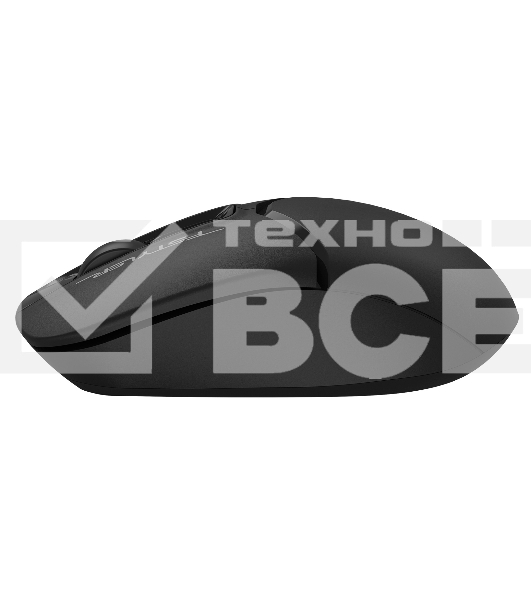 Мышь беспроводная A4Tech Fstyler FB12 черный, 1200 dpi, радиоканал, Bluetooth, USB, кнопки - 3