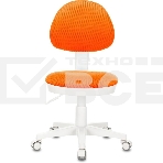 Кресло детское БЮРОКРАТ KD-3, на колесиках, ткань, оранжевый kd-3/wh/tw-96-1, фото4