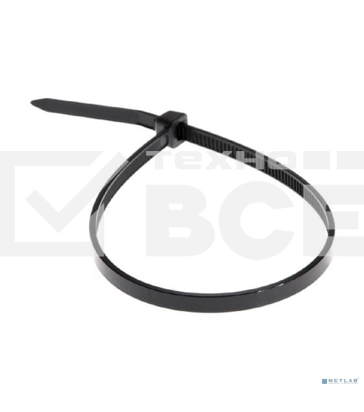 Хомут-стяжка кабельная нейлоновая Rexant 350 x4,8 мм, черная, упаковка 100 шт.