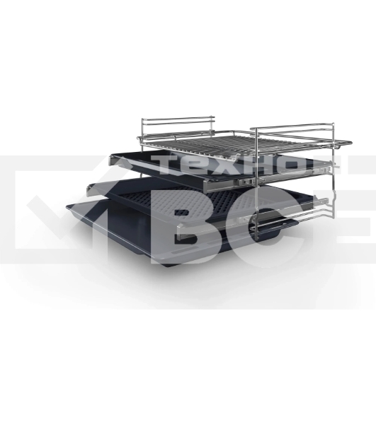 Духовой шкаф электрический Bosch HBJ558YS3Q, 60 см, 66 л, нержавеющая сталь, класс энергоэффективности А, 8 режимов, LCD-дисплей, галогенное освещение, самоочистка EcoClean