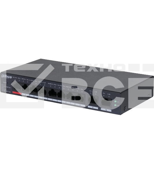Коммутатор Dahua DH-CS4010-8GT-110 (L2) 10x100Мбит/с 8PoE 110W управляемый