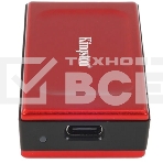 Твердотельный накопитель Kingston External SSD XS1000, 2000GB, Type-C/A, USB 3.2 Gen 2, R/W 1050/1000MB/s, 70x33x14mm, 29g., Red (5 лет), фото5