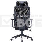 Кресло компьютерное Cactus CS-CHR-MC01-BK черный, сетка, эко.кожа, с подголов. крестов. пластик, фото11