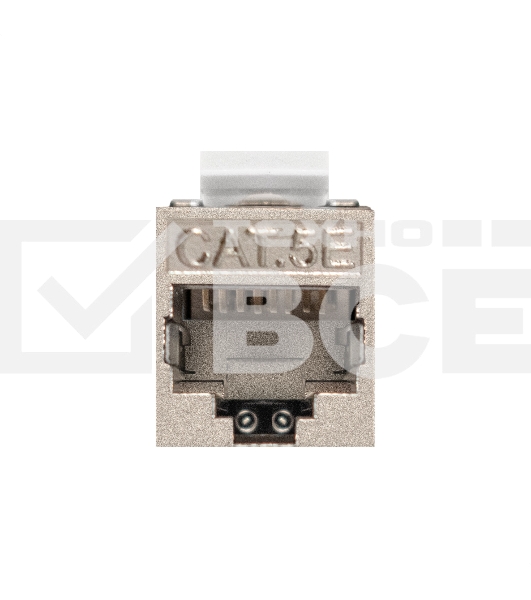 Модуль-вставка Keystone Jack RJ-45 ExeGate KJ-8P8C-SH-C5e-180-TL (Кат.5e, экранированная, 180 градусов, IDC Toolless (без инструмента))