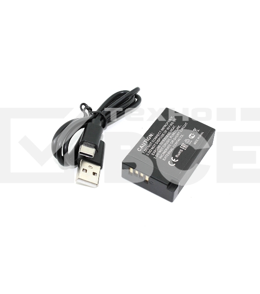 Аккумуляторная батарея для фотоаппарата Canon EOS 200D (LP-E17) USB Type-C 7,4V 1000mAh Li-ion